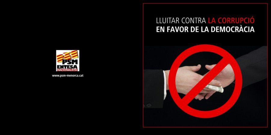 Lluitar contra la corrupció: en favor de la democràcia