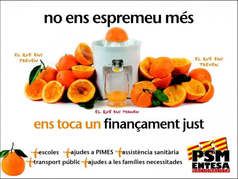 No ens espremeu més. Ens toca un finançament just