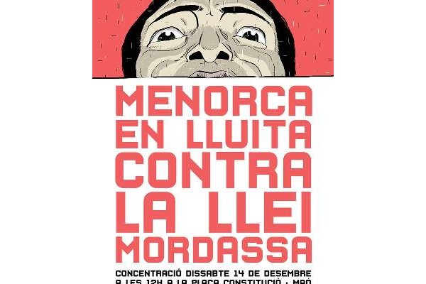 Concentració llei mordassa menorca - web