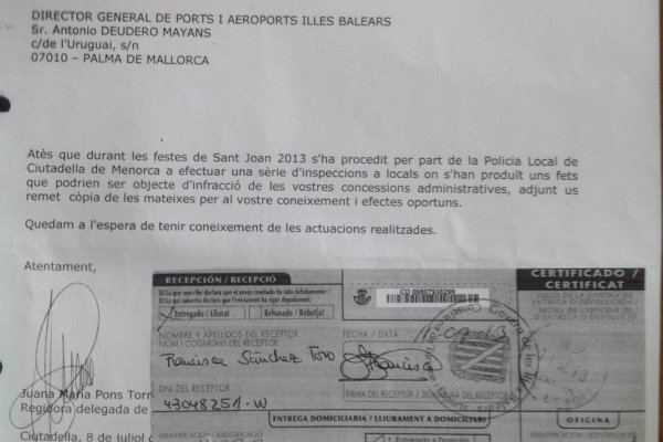 “El Govern menteix al Parlament, i desatén les peticions de l’Ajuntament de Ciutadella”