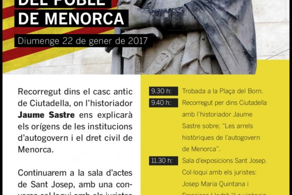 Acte “DIADA NACIONAL del POBLE de MENORCA”