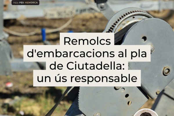 Els remolcs d'embarcacions al pla de Ciutadella: una qüestió d'ús responsable de l'espai públic