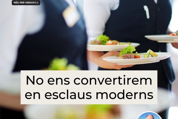 No ens convertirem en esclaus moderns