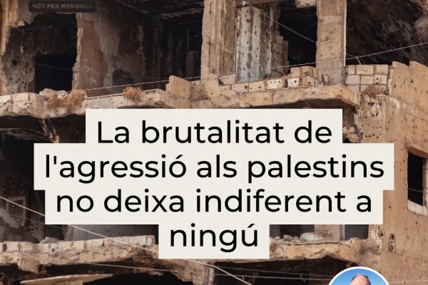 La brutalitat de l'agressió als palestins no deixa indiferent a ningú