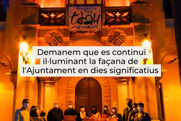 Demanem que es continuï il·luminant la façana de l'Ajuntament en dies significatius, a petició de les entitats i associacions.