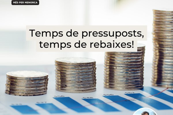 Temps de pressuposts, temps de rebaixes!