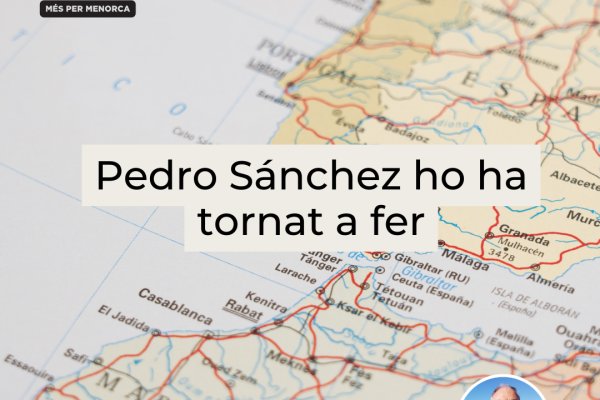 Pedro Sánchez ho ha tornat a fer