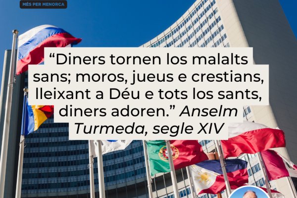 “Diners tornen los malalts sans; moros, jueus e crestians, lleixant a Déu e tots los sants, diners adoren.” (Anselm Turmeda, segle XIV)